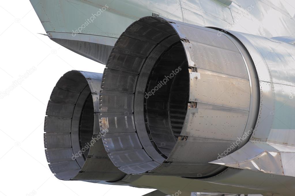 Nozzles of aircraft reactive engines