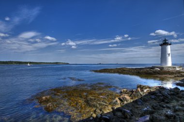 Portsmouth Limanı ışık
