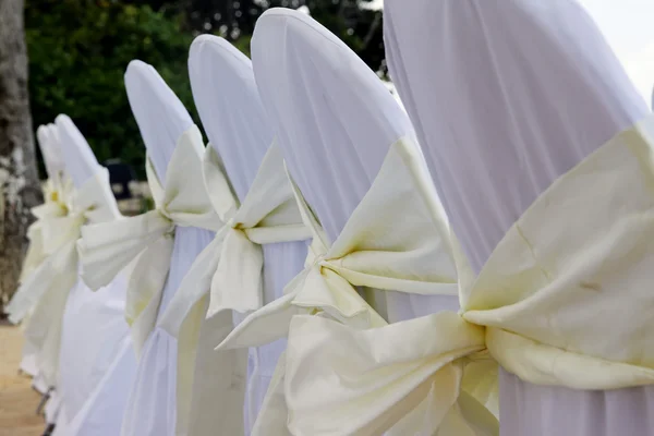 Chaises de mariage tropicales 83 — Photo