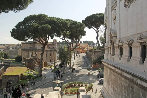 Street Views Alleys Roads Rome Different Parts City — Photo