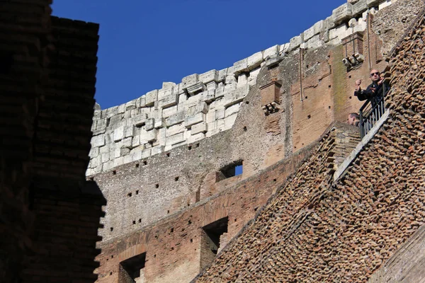 Divers Sites Ruines Dans Ville Rome Avec Des Antécédents Historiques — Photo