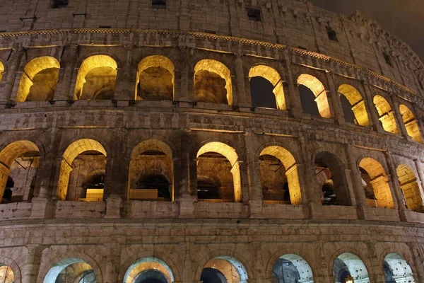 Various ruin sites in the city of Rome with historical backgrounds