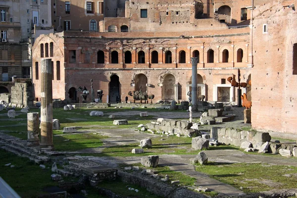 Various Ruin Sites City Rome Historical Backgrounds — Stockfoto