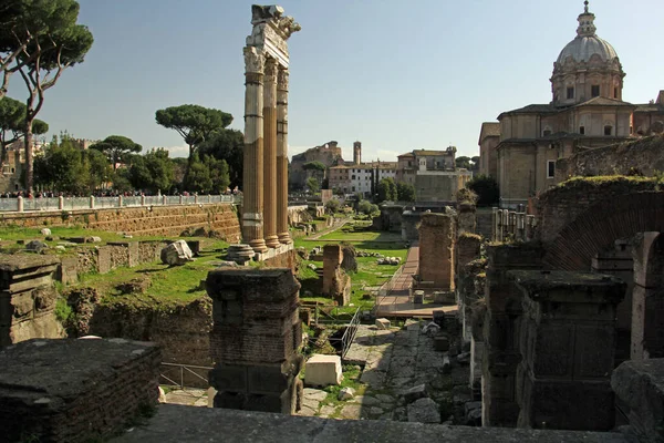 Various Ruin Sites City Rome Historical Backgrounds — 스톡 사진