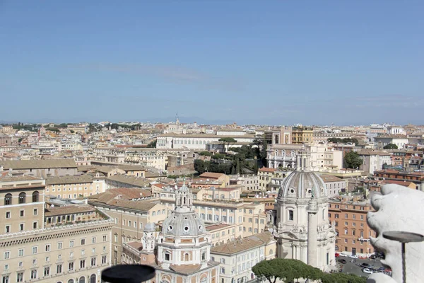 View City Rome Rooftops Different Angels — стоковое фото