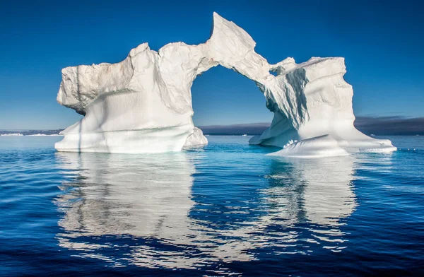 Iceberg Ocean Disko Bay Western Greenland Stock Photo