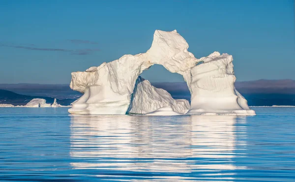 Iceberg Ocean Disko Bay Western Greenland Stock Picture