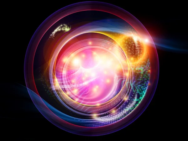 Colorful Light Disc — Stock Photo, Image