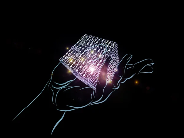 Technologie-Glühen — Stockfoto