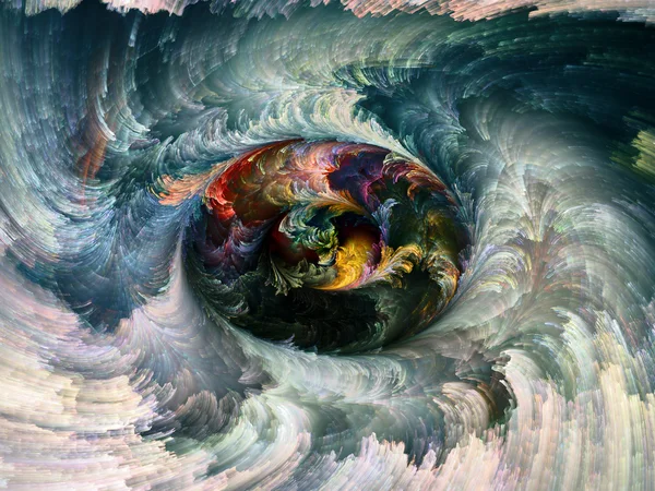 Espiral de pintura fractal — Foto de Stock