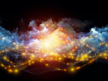 Worlds in fractal köpük