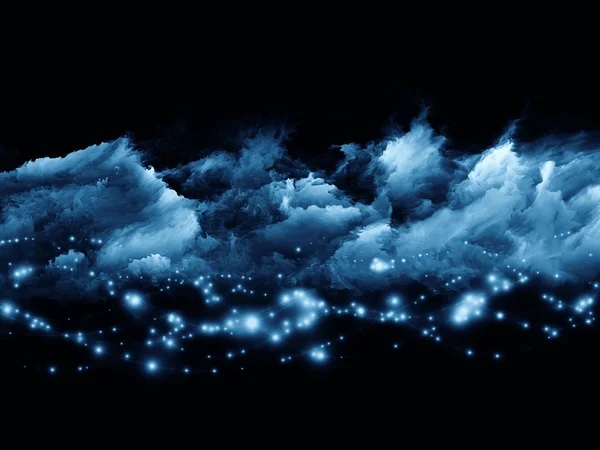 Nebuloase de spumă fractală — Fotografie, imagine de stoc