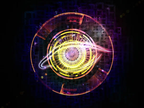 Eye of artificial intelligence — Stock Photo, Image