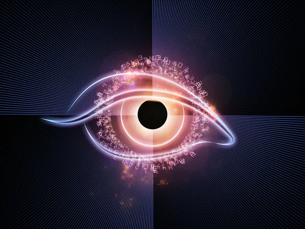 Eye of artificial intelligence — Stock Photo, Image