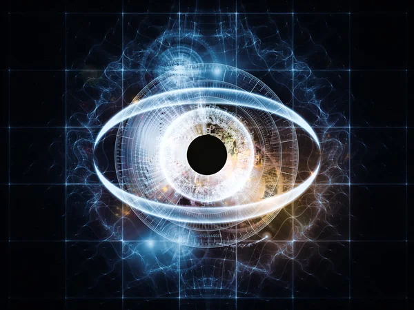Oko umělé inteligence — 图库照片