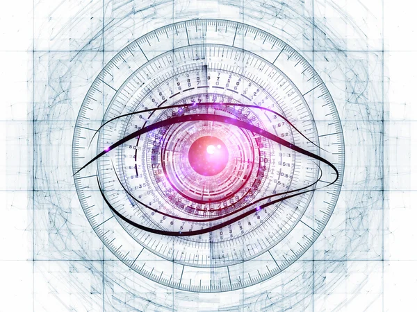 Abstrakte Technologie Auge — Stockfoto