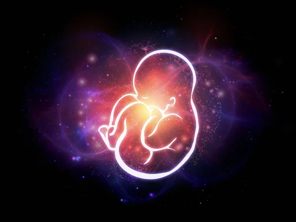 胎儿的光辉 — 图库照片