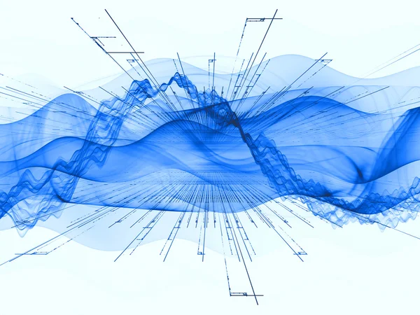 Medios de onda sinusoidal —  Fotos de Stock