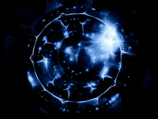 Abstrato de disco fractal — Fotografia de Stock