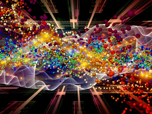 Waves of Molecules — Stock Photo, Image