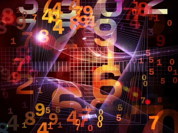 Way of Numbers — Stock Photo, Image