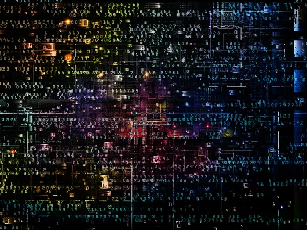 Visualisation du réseau numérique — Photo