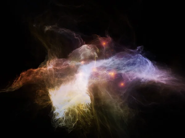 Unfolding of Nebulae — Stock Photo, Image