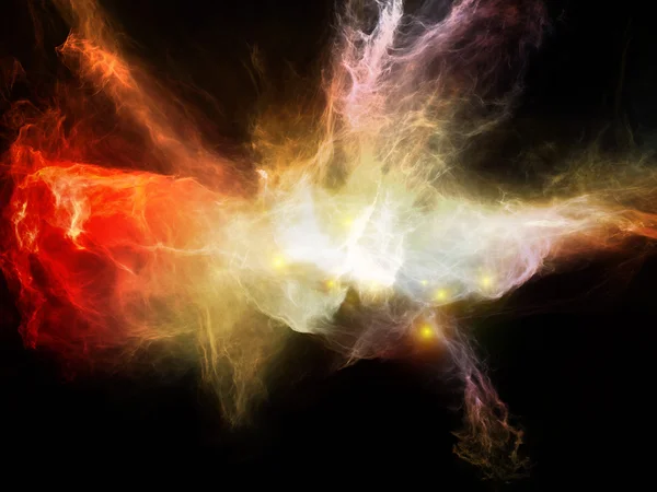 Nebulosas Cores — Fotografia de Stock