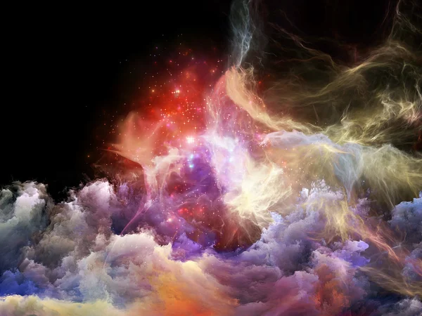 Viața interioară a nebuloaselor — Fotografie, imagine de stoc