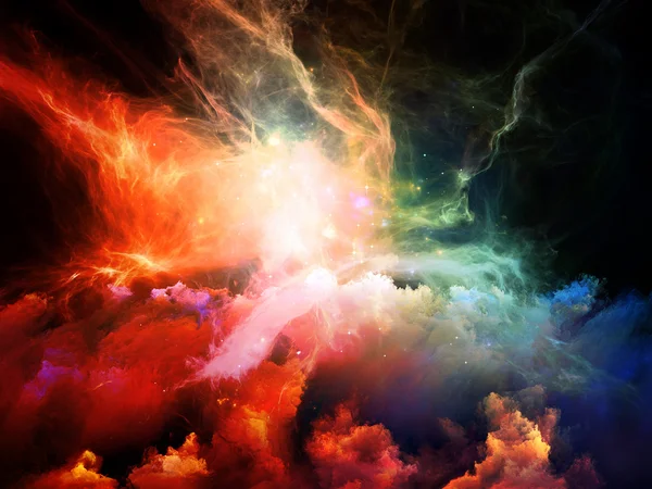 Nebulae colorate — Foto Stock