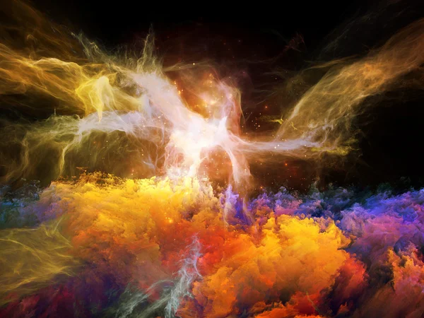 Composição das nebulosas — Fotografia de Stock