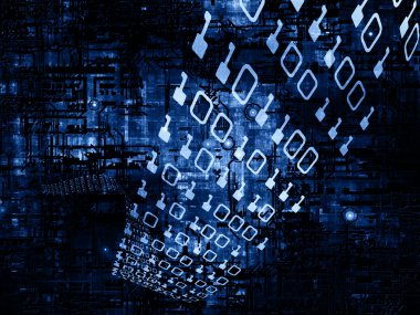 kavramsal dijital ağı