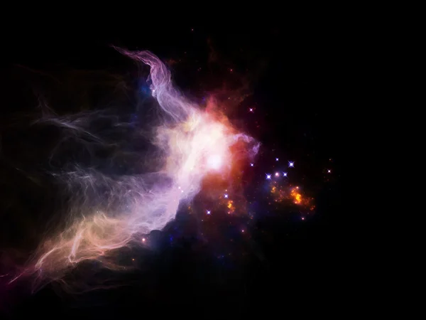 Nebulae Visualization — Stock Photo, Image