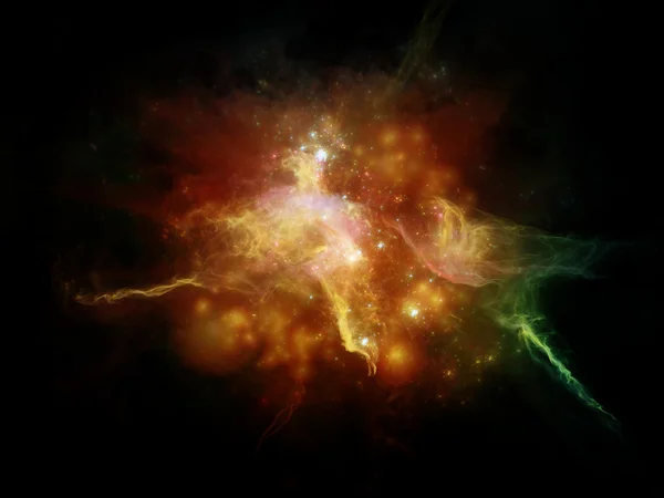 Visualização de Nebulosas — Fotografia de Stock
