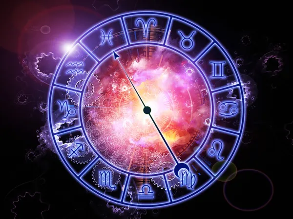 Astratto Sfondo zodiacale — Foto Stock