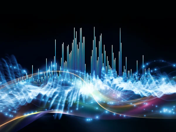 Sound visualization Royalty Free Stock Images