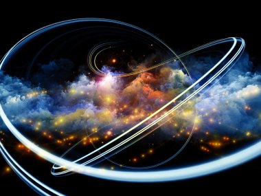 Worlds in fractal köpük