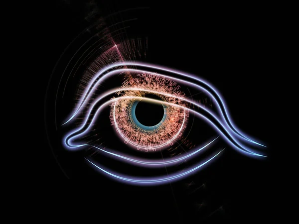 Eye of the machine — Stock Photo, Image