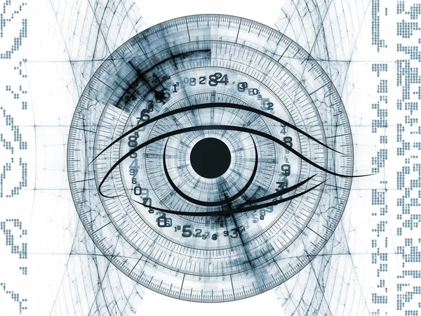 Streszczenie technologia oko — Zdjęcie stockowe