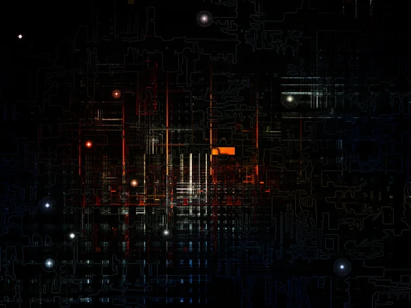 Dark Technological Texture — Stock Photo, Image