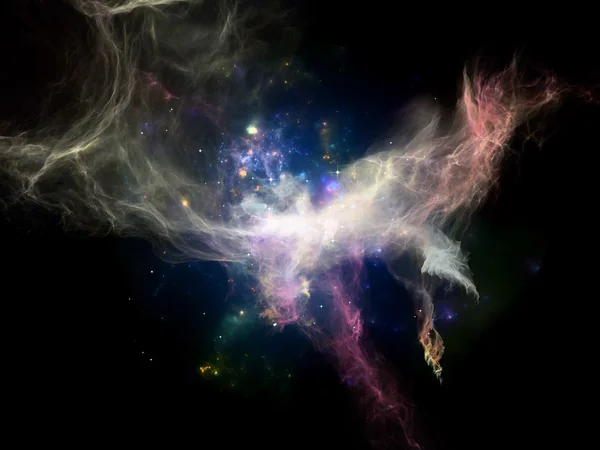 Antecedentes das nebulosas — Fotografia de Stock