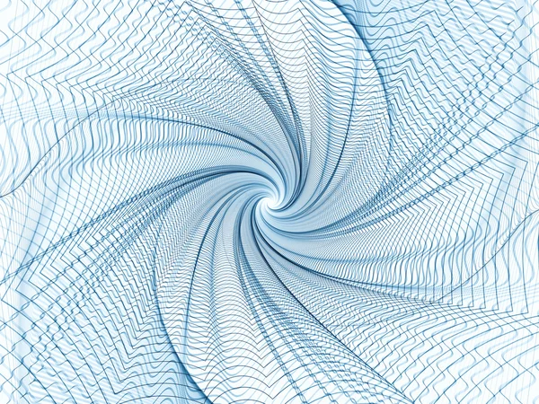 几何涡旋 — 图库照片