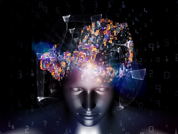 Digital Thinking Composition — Stock Photo, Image