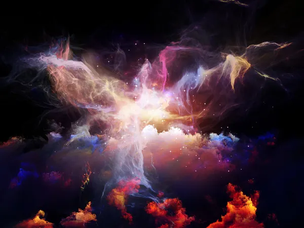 Vida interior das nebulosas — Fotografia de Stock