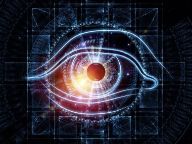 soyut teknoloji göz