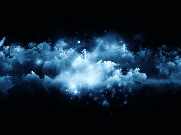 Abstract clouds and lights — Stock Photo, Image