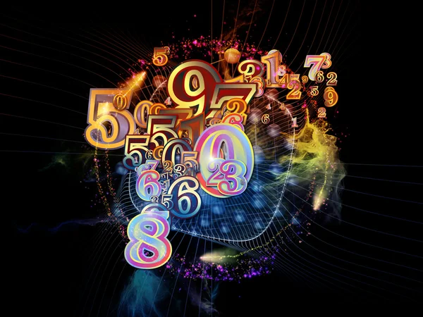 Inner Life of Numbers — Stock Photo, Image