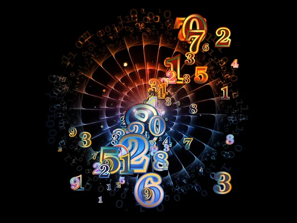 Number Burst — Stock Photo, Image