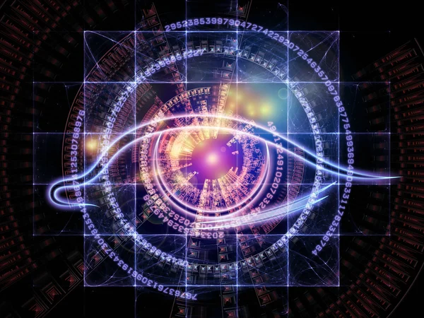 Eye of artificial intelligence — Stock Photo, Image