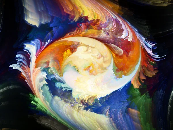 Pintura fractal colorida — Foto de Stock